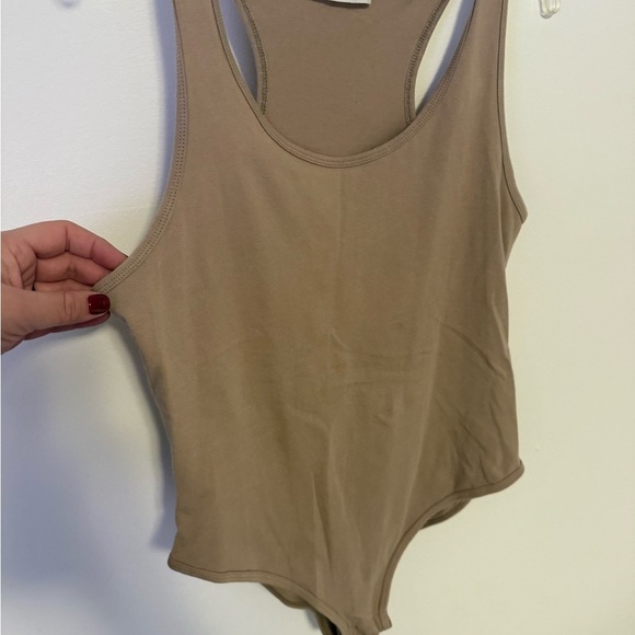 Zenana Beige Bodysuit - Picture 3 of 4